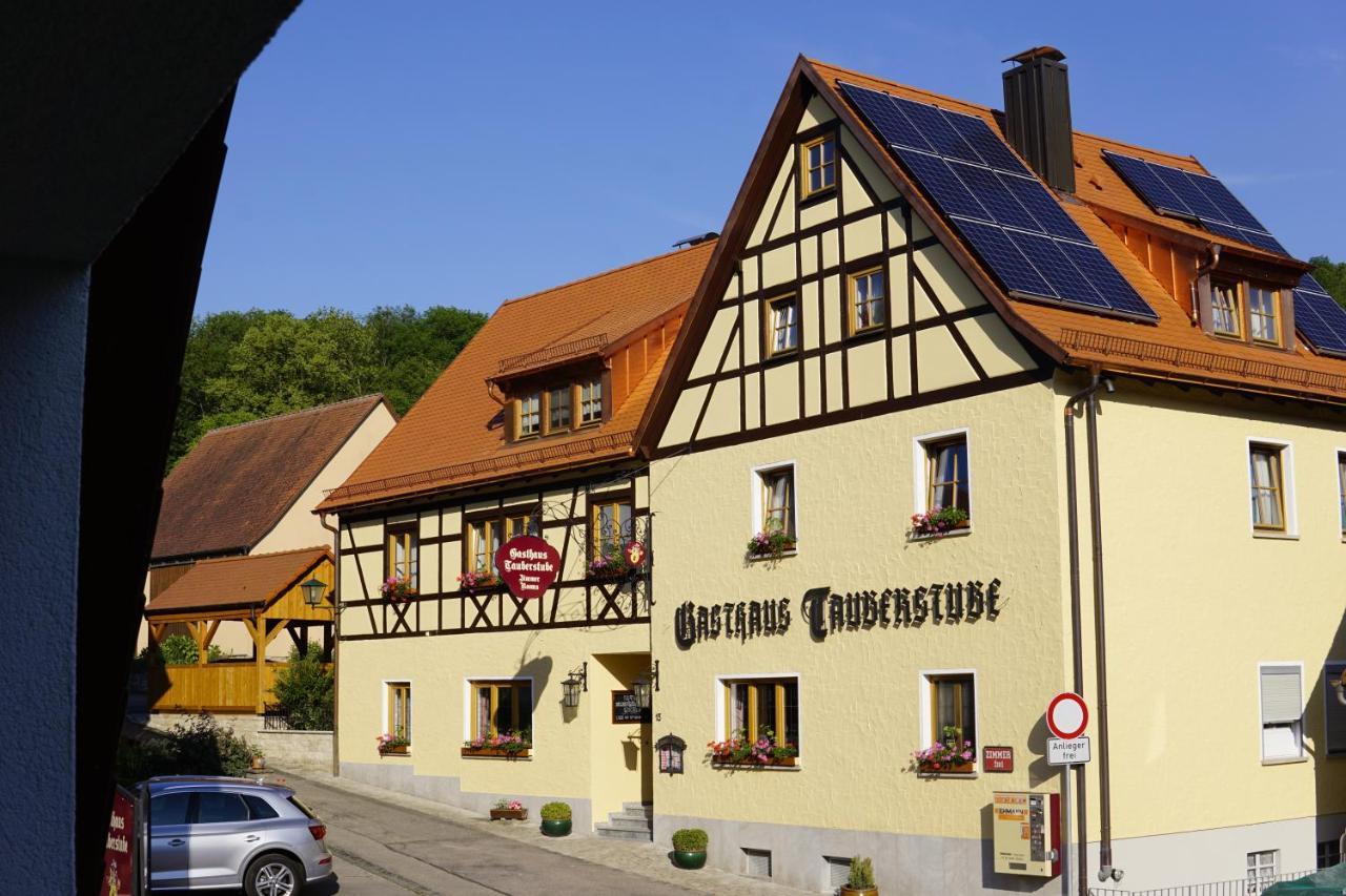 Gasthaus Tauberstube Rothenburg ob der Tauber Exteriör bild