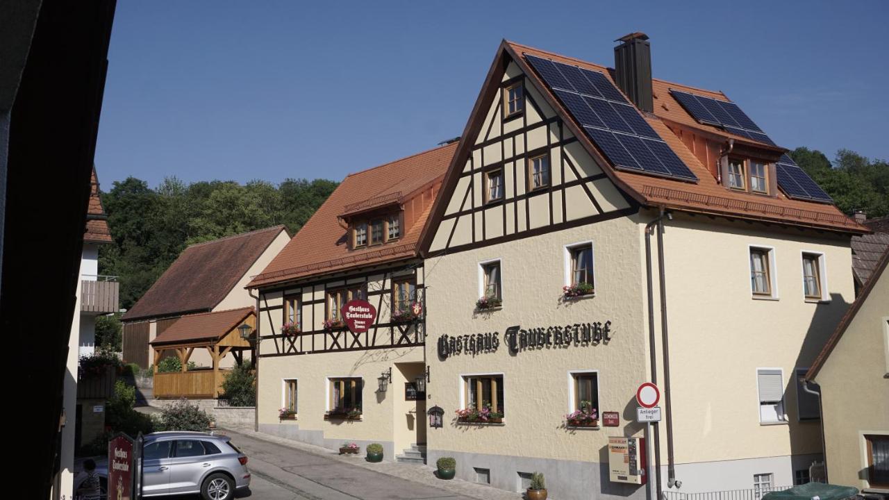 Gasthaus Tauberstube Rothenburg ob der Tauber Exteriör bild